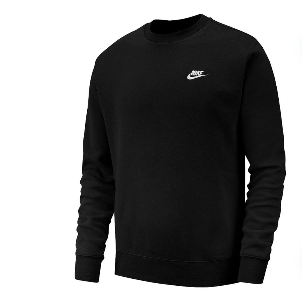 Nike Men's Sportswear Club Fleece Crew Pullover - Picture 3 of 6